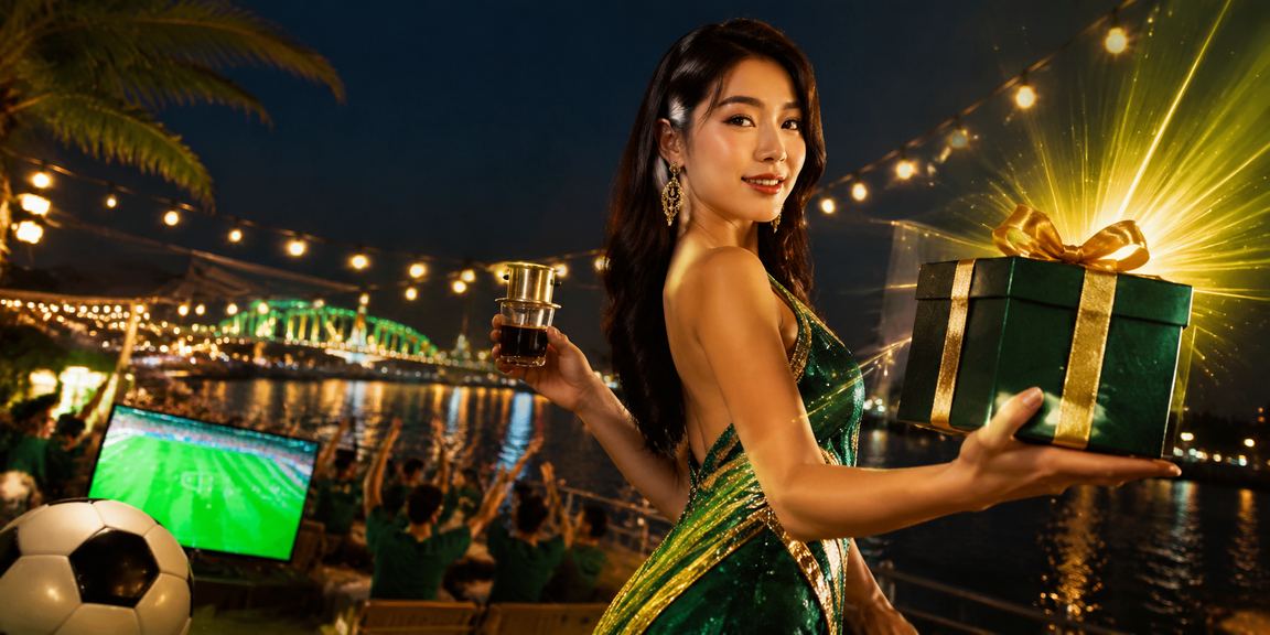 Người hâm mộ xem bóng đá và đặt cược trực tuyến tại quán cà phê Huế, không khí thể thao sôi nổi