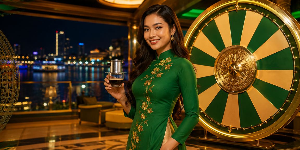 Không khí cá cược sôi động tại sảnh roulette trực tuyến phong cách Mekong
